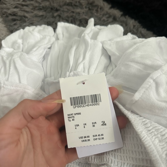 White Ruffle Skirt - Picture 4 of 4